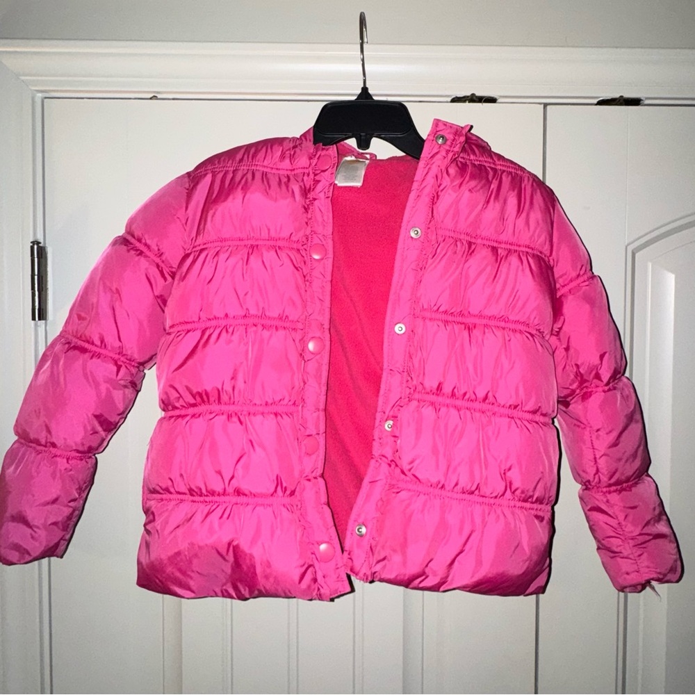 Gymboree Bright Pink Puffer Jacket